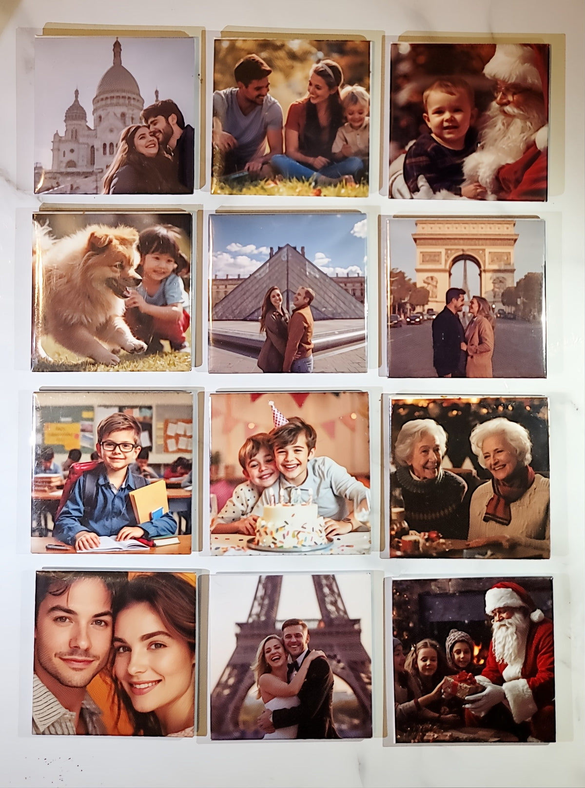   Offrez à vos invités un cadeau original et plein d'émotion, qu'ils garderont précieux.  Optez pour nos aimants 50*50 mm. Élégants, personnalisables et pleins d'émotions.