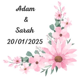 MAGNET PHOTO PERSONNALISE «Souvenirs invités »