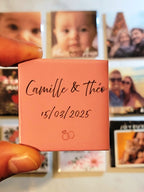 MAGNET PHOTO PERSONNALISE «Souvenirs invités »