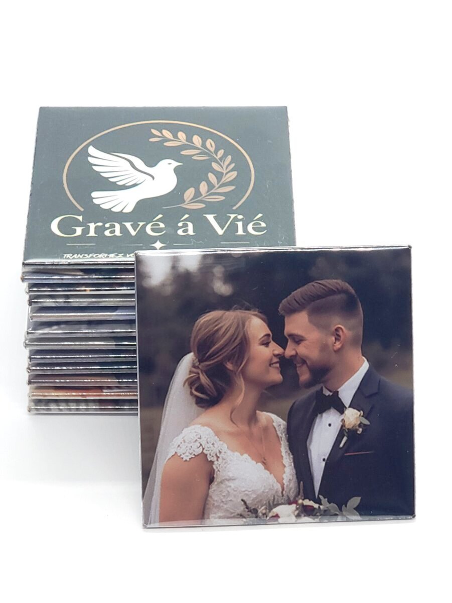 MAGNET PHOTO PERSONNALISE «Idée Cadeau Souvenirs »