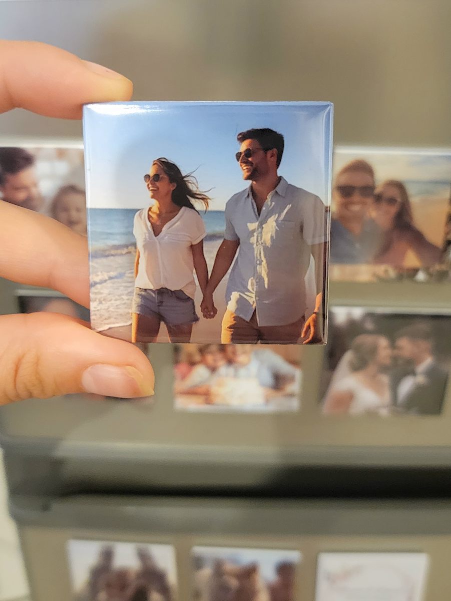 MAGNET PHOTO PERSONNALISE «Idée Cadeau Souvenirs »