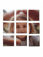 Puzzle Magnétique Photo Personnalisé Cadeau Original en 9 ou 12 Magnets