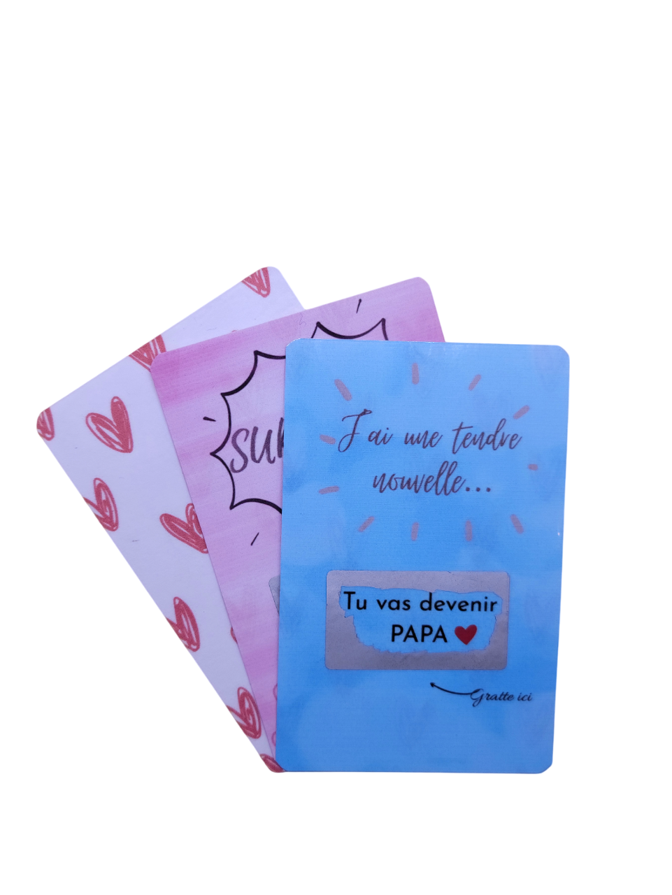 Carte à gratter «Annonce grossesse »