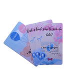 Carte à gratter « Révélation de sexe »