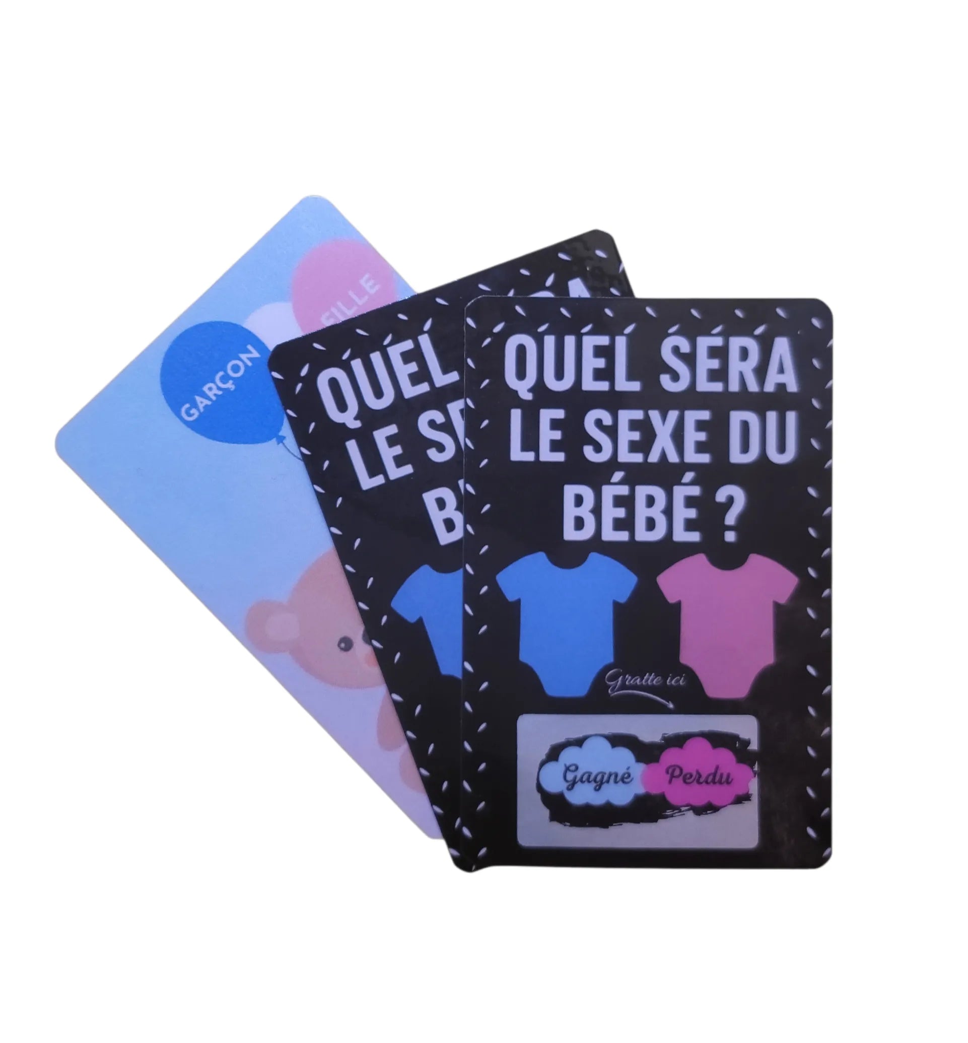 Carte à gratter « Révélation de sexe »