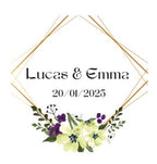 MAGNET PHOTO PERSONNALISE «Souvenirs invités »